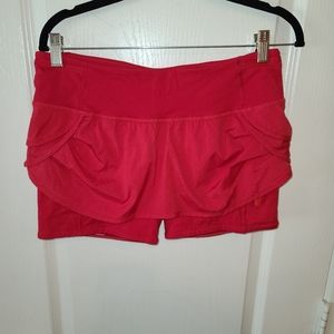 Lululemon Running Skort - Red 8